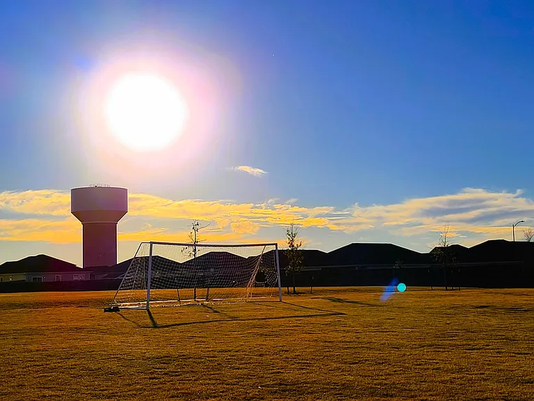 Community soccer field
