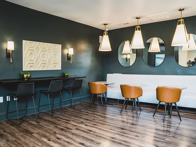 Newly renovated resident lounge