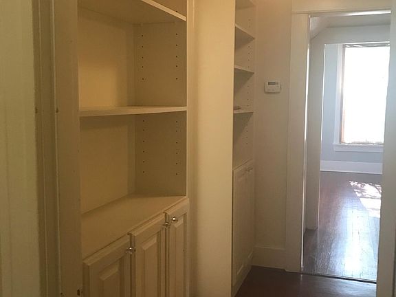 Hallway built-in bookcases