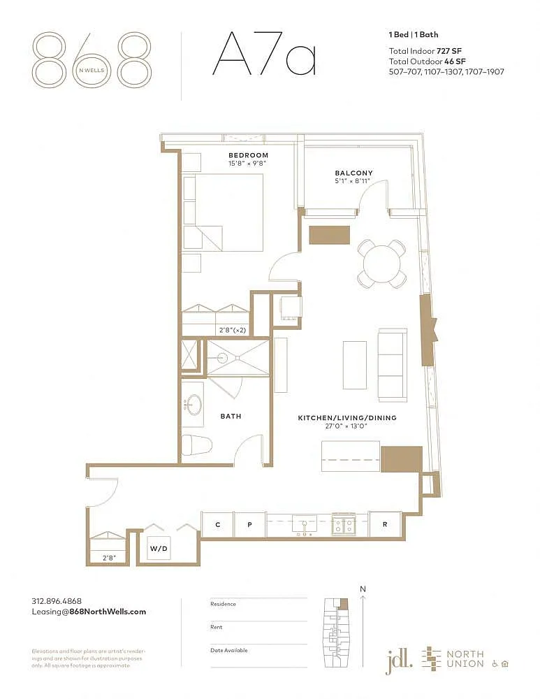 Floor plan A7a