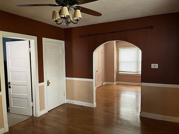 dining room to bedroom 1, front hall and living room