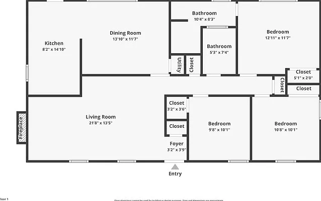3 bed, 2.0 bath, 1296 sqft, $1,345 — Photo 2