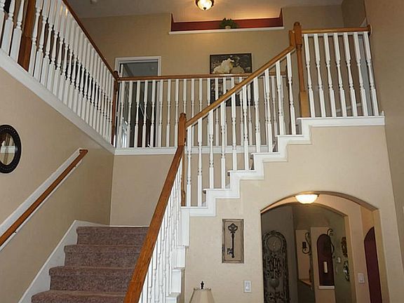 TWO STORY ENTRANCE GREETS YOU AS YOU ENTER!