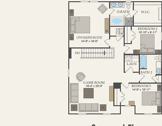 Second Floor 4 br 3 ba