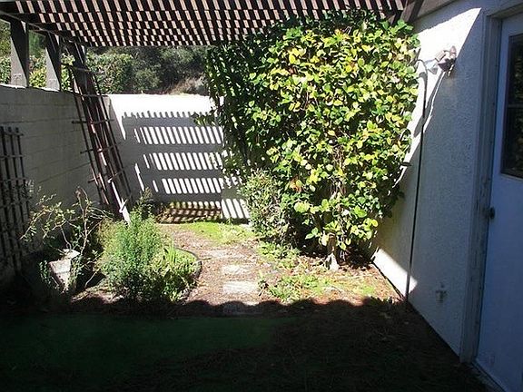 side yard with gate