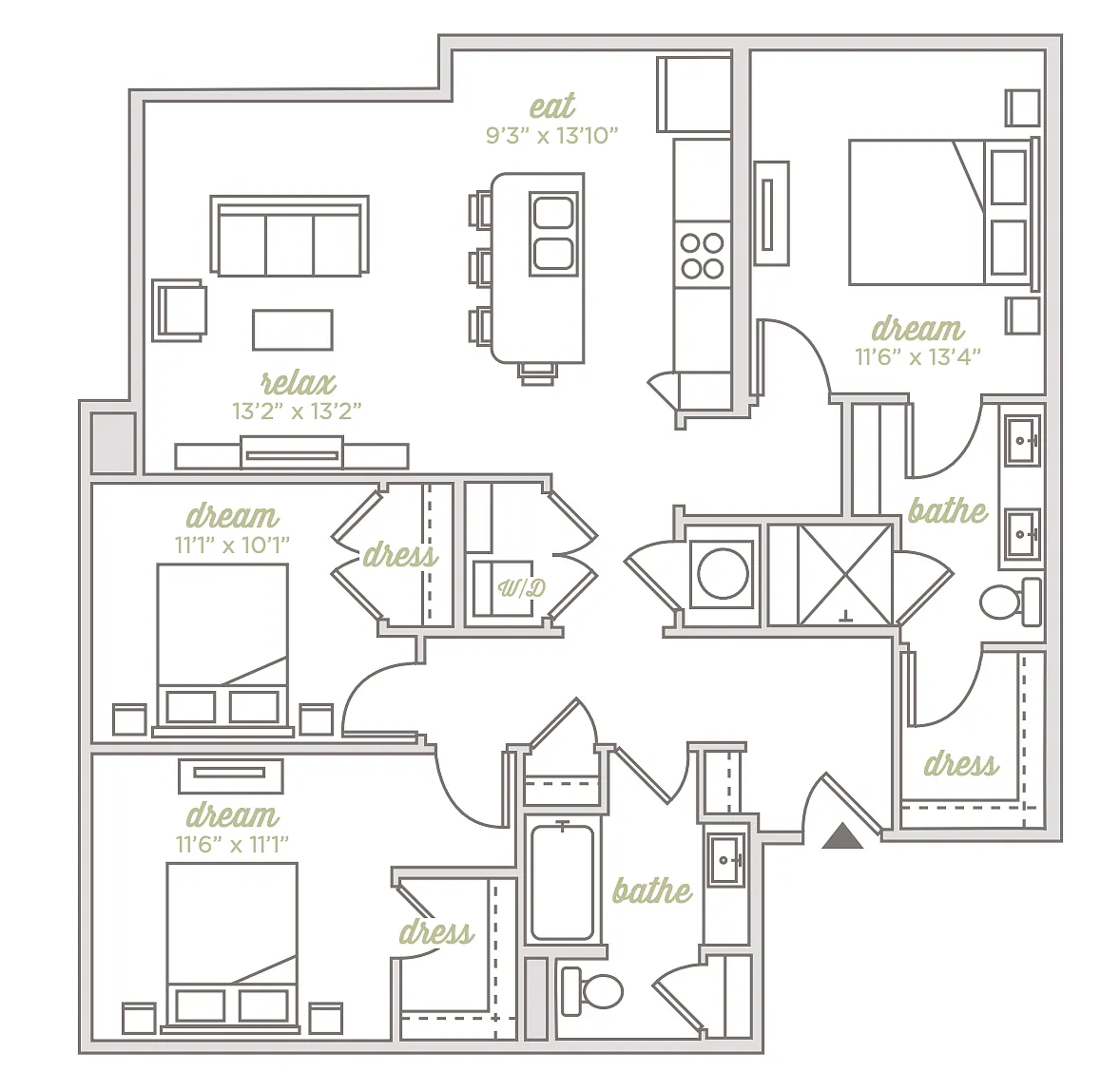 Floor plan C1HC