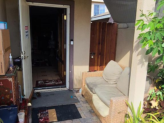 Front Porch with Door open