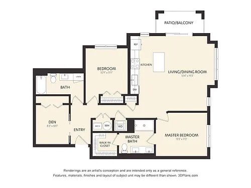 Floor plan C8B