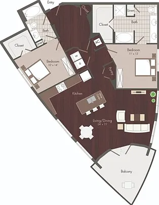 Prague Renovated | 2 BD/2BA Prague Renovated | 2 BD/2BA