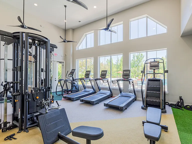 Fitness Center with Cardio Equipment