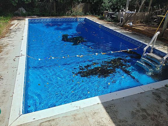 gas heated inground pool