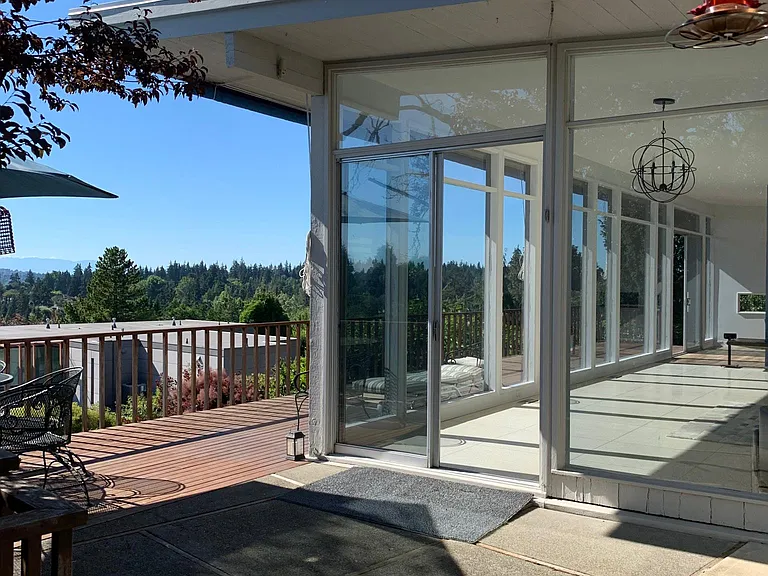 Back patio and deck