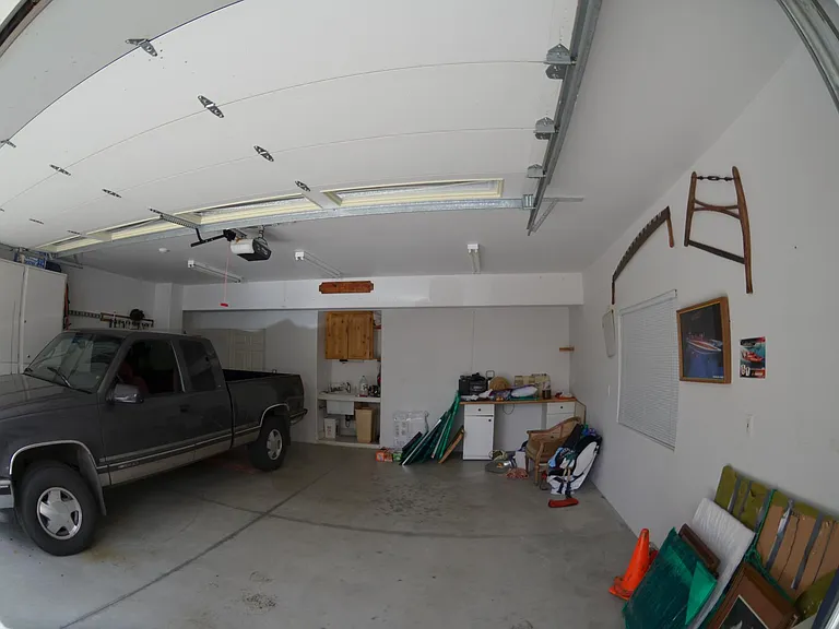 Spacious two car garage