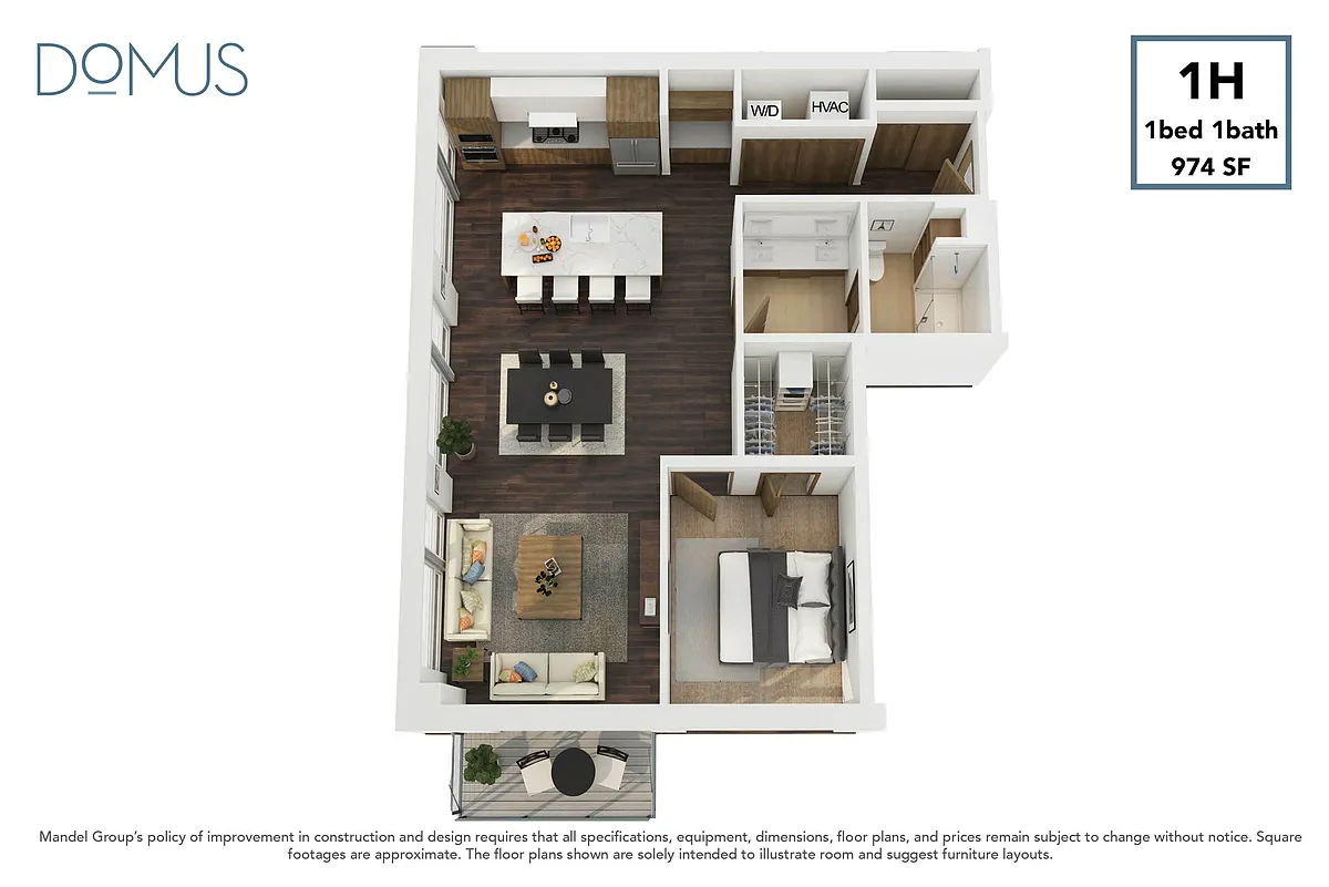 Floor plan 1H