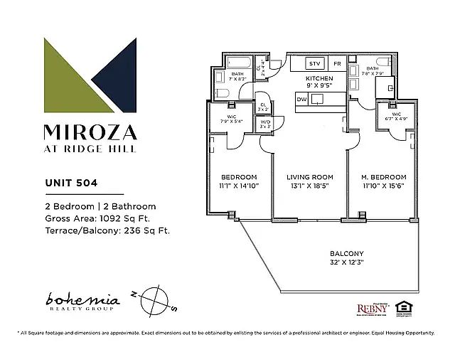 Floor plan T2-504