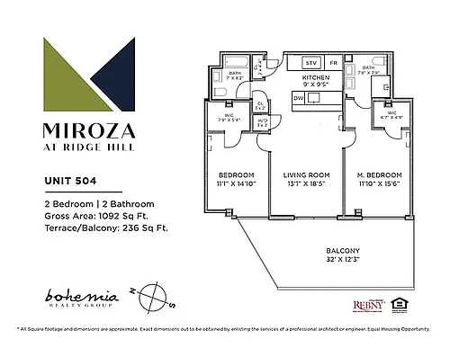 Floor plan T2-504