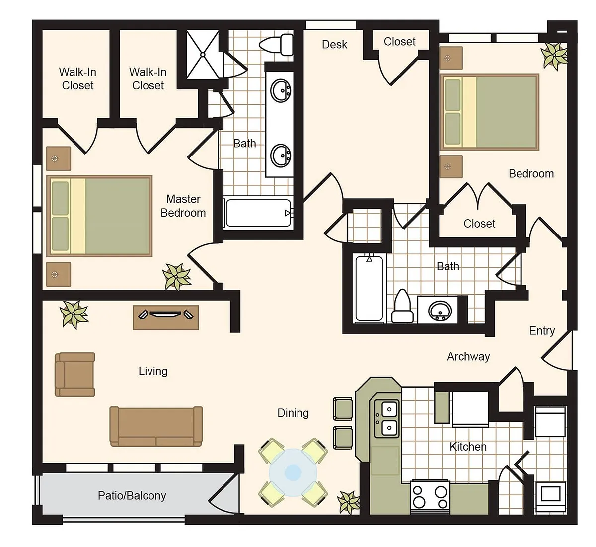 Floor plan D