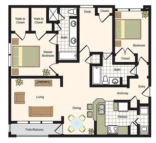 Floor plan D