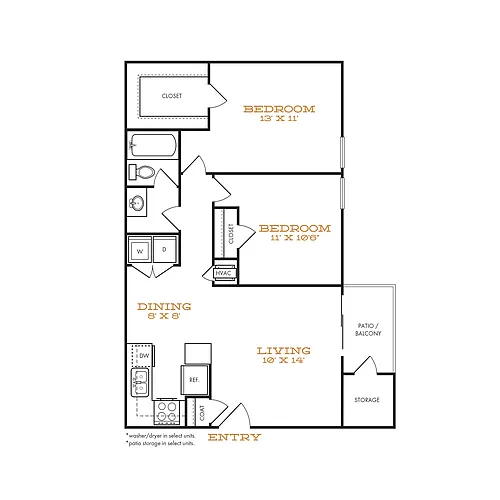 Floor plan B1 Renovated