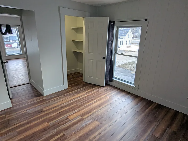 Bedroom 1 off of LR with generous closet