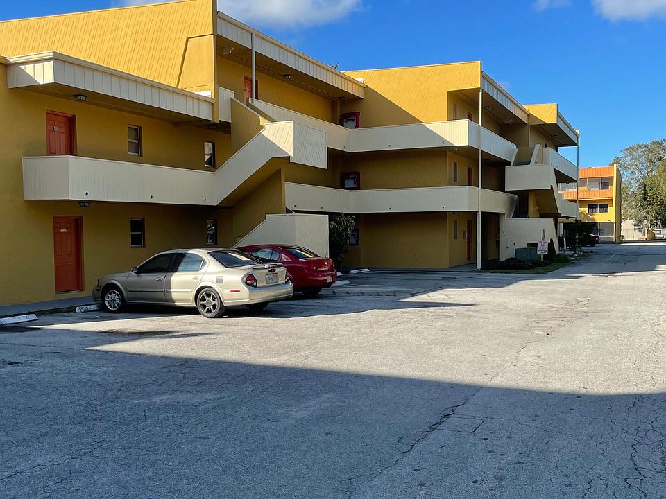 Front view of building