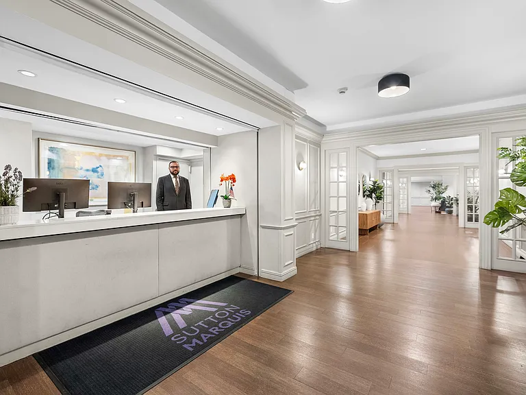 Welcoming lobby and reception