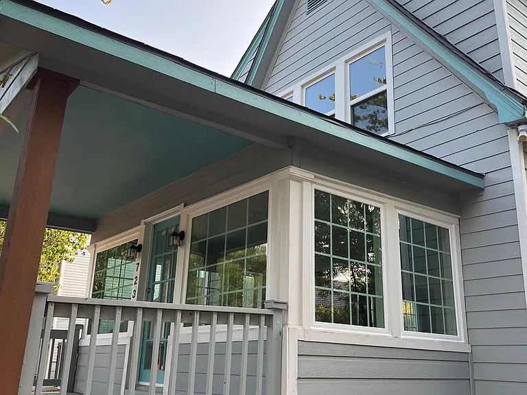 Darling porch and view of well-maintained property, we take pride to keep this home in good standing!
