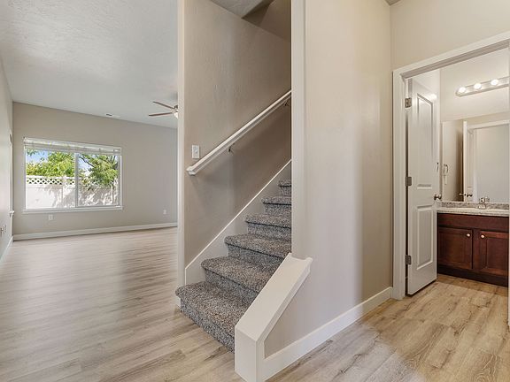 Stair and bathroom
