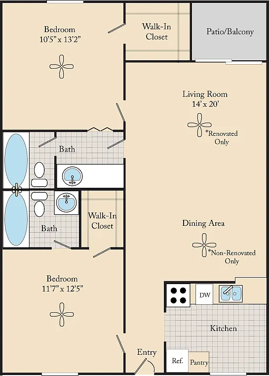 Floor plan Studio