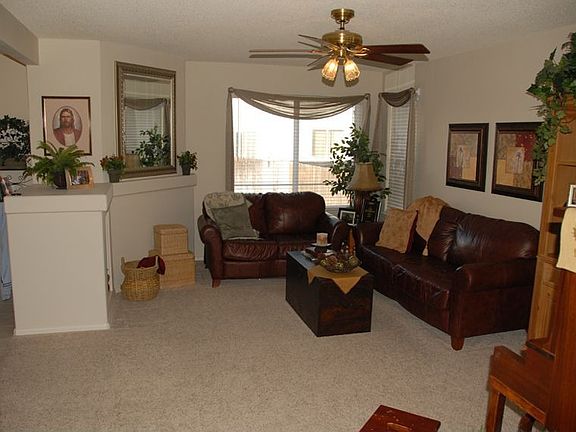 Beautiful Formal Living Room with TV Nook and Rough-in for Gas Fireplace