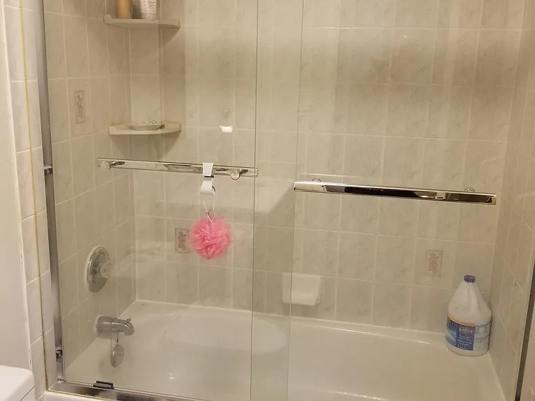 2nd full washroom with sliding glass door