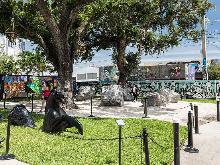 Just minutes from the Wynwood district known for its many colorful murals
