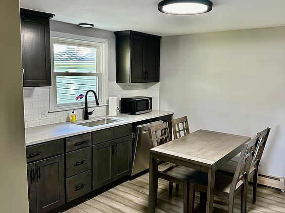 quarts counters, soft close cabinets