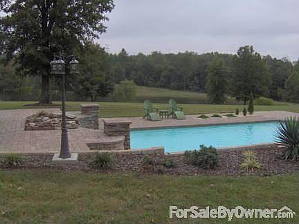 POOL OVERLOOKING LAKE