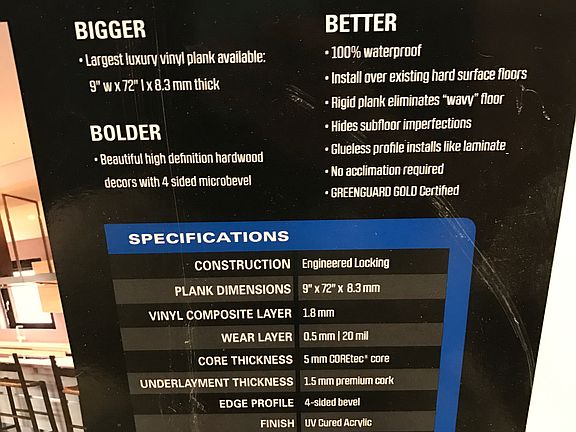 Downstairs Floor Information