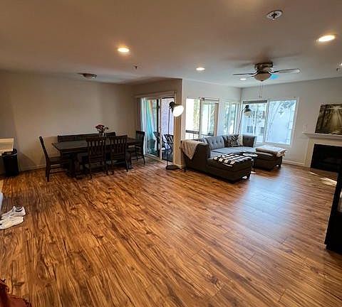 Wide Lens Angle of the Dining Room and Living Room
