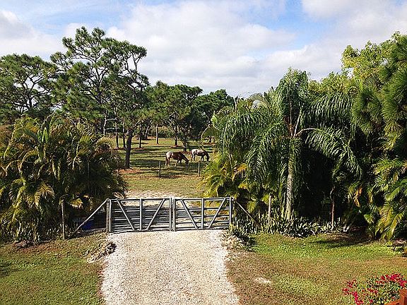 The front gate entrance