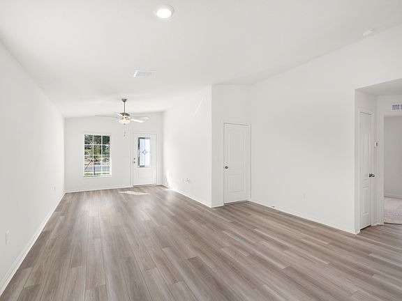 The dining and family room offers ample space to have family and friends over