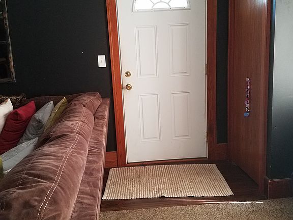 Interior front door & closet