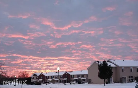 BEAUTIFUL sunset over the property.