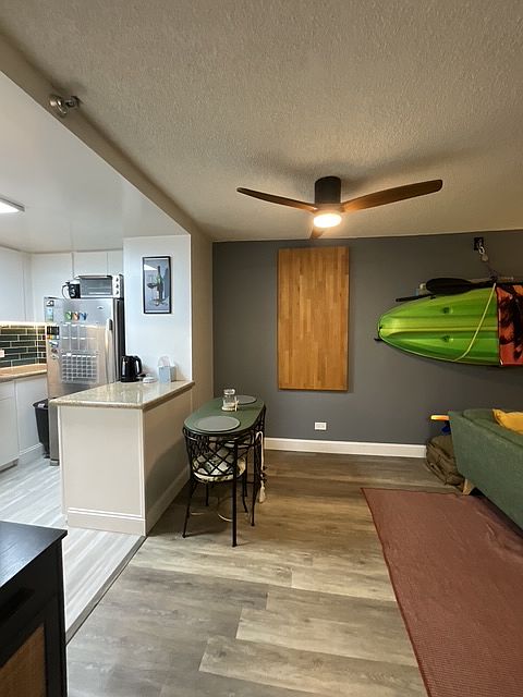 living room and kitchen