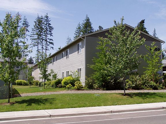 Landscaped yard