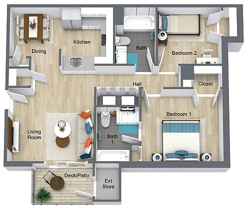 Floor plan WW2B2B