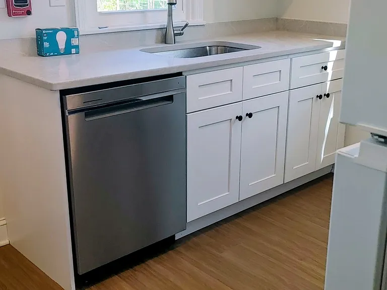 Newly renovated galley kitchen