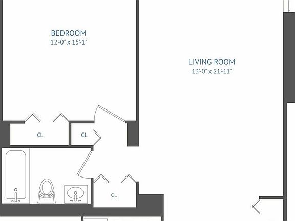 2nd image of 101 W 90th St APT 16B