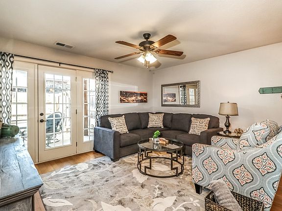 Beautiful French doors exit to 3rd floor balcony