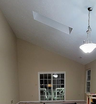 Great room w/ skylight