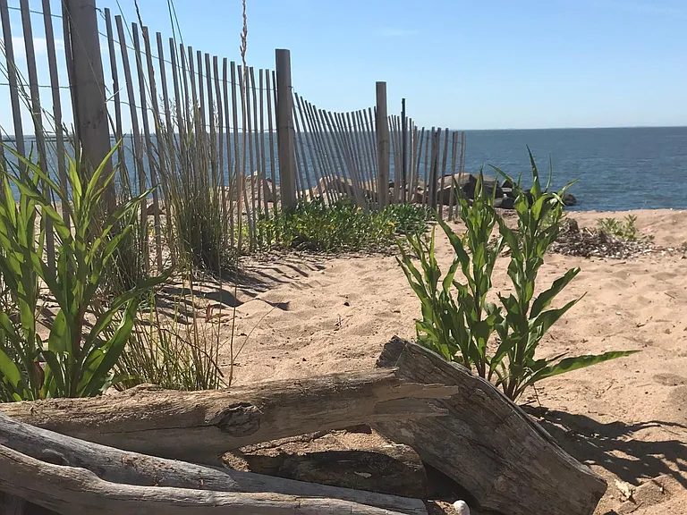 Private beach