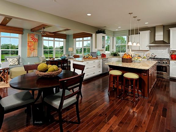 Kitchen, Breafast Area and Sunroom