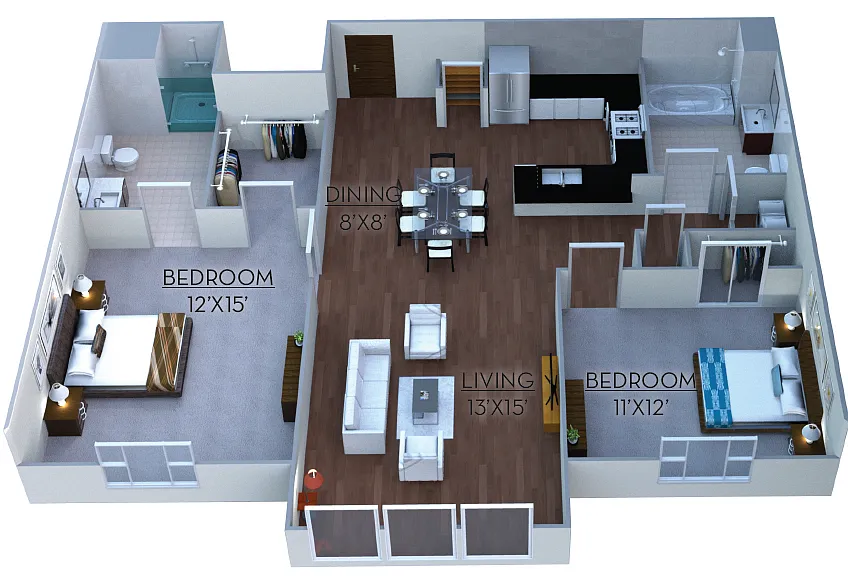 Floor plan B2